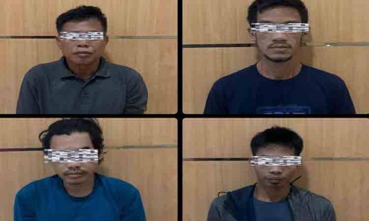 Polisi Tangkap 4 Pencuri Tembaga Stasiun Pemancar TVRI Muara Teweh