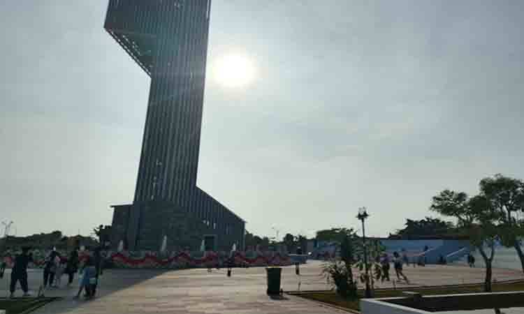 Minggu Pagi, Bundaran Besar Palangka Raya Dipadati Warga Nikmati CFD