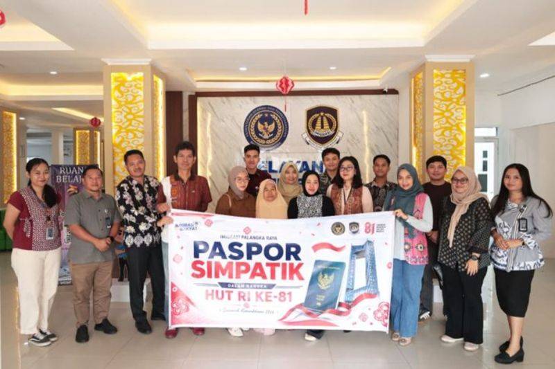 Imigrasi Palangka Raya Buka Layanan Paspor Akhir Pekan Sambut HUT ke-81 RI