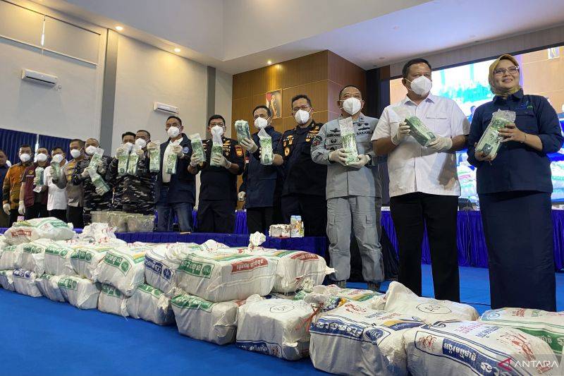 TNI AL Gagalkan Penyelundupan 1,3 Ton Ketamin Senilai Rp2,1 Triliun