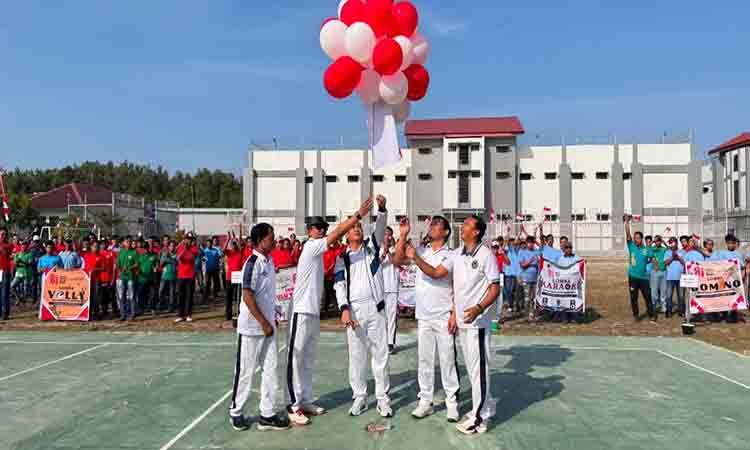 Ratusan Warga Binaan Ikuti Pekan Olahraga dan Seni Lapas Palangka Raya