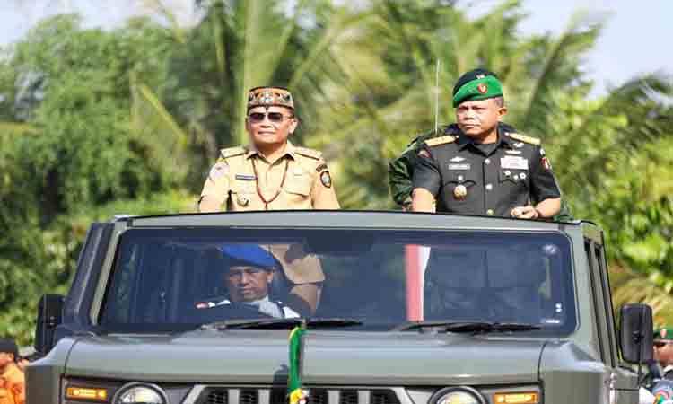 HUT Ke-1 Kodam XXII, Gubernur Agustiar Sabran Bersama Pangdam Perkuat Sinergi