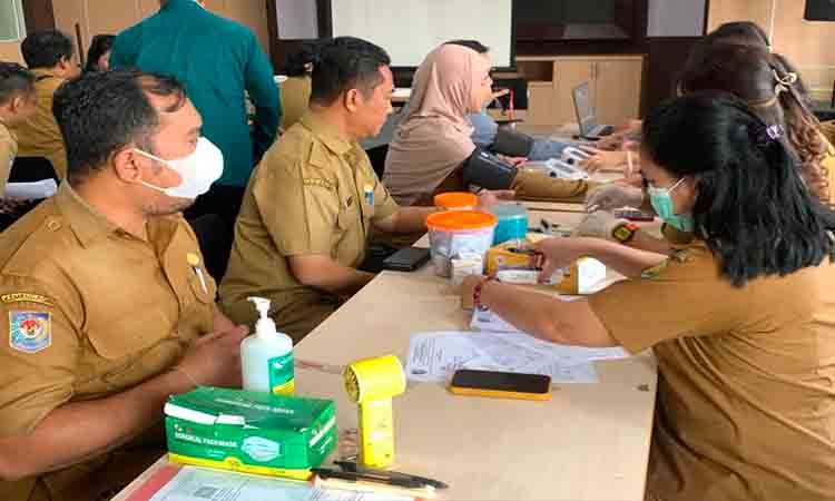 Dinas PUPR Palangka Raya Gelar Skrining TB Terintegrasi CKG
