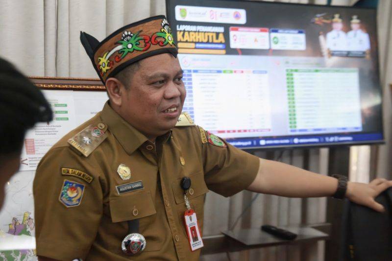 Gubernur Kalteng Pantau Karhutla Real-Time dari 32 Titik Pemantauan