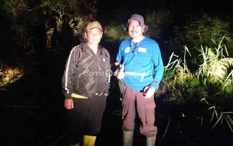 Api Muncul di Bahu Jalan Bereng-Gohong, Camat Kahayan Hilir Minta Warga Waspada