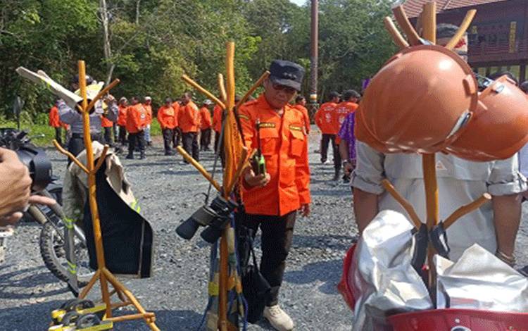 Camat Kahayan Hilir Pimpin Apel Siaga Karhutla, Tekankan Kesiapsiagaan Hadapi Super El Nino