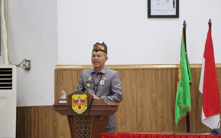 Bupati Gunung Mas Ingatkan OPD Perhatikan Skala Prioritas Pembangunan