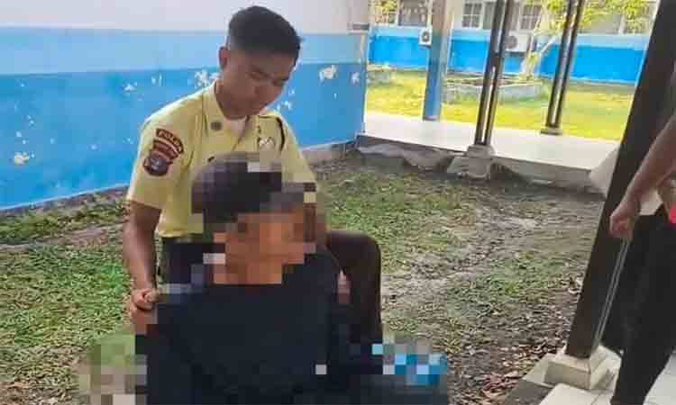 Pelaku Pembakaran Eks Gedung SGO UPR Jalani Pemeriksaan Psikiatrik di RSJ Kalawa Atei