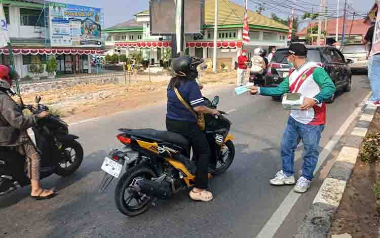 Dinkes Barito Utara Bagikan 1.000 Masker Antisipasi Kabut Asap