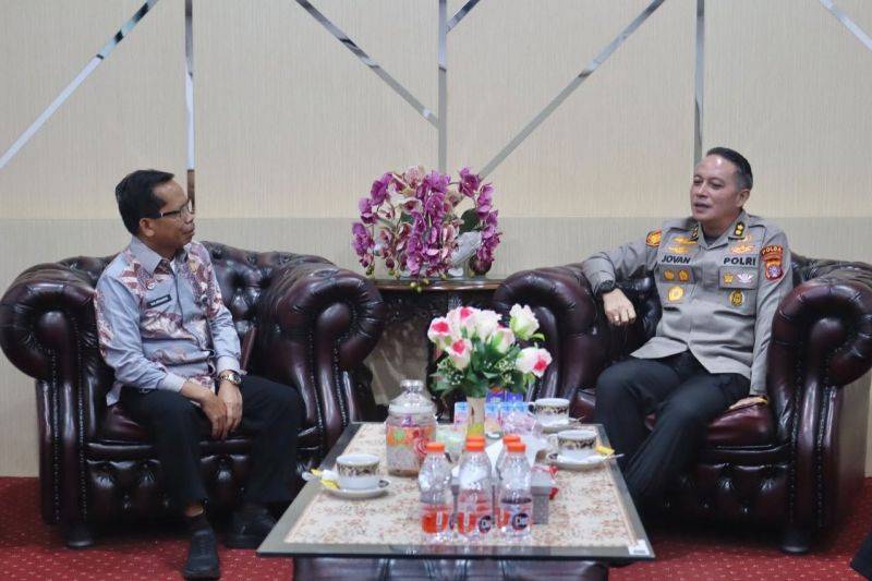 Kemenkum Kalteng-Polda Perkuat Kolaborasi Bidang Hukum