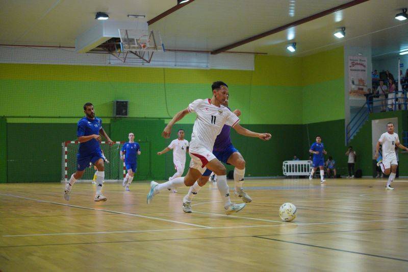 Timnas Futsal Indonesia Kalah 3-5 dari O Parrulo Ferrol dalam Uji Coba di Spanyol