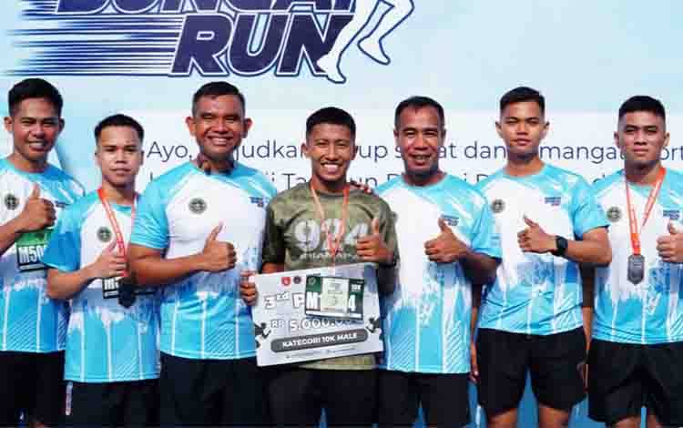 Prada Khoirul Zukron Raih Juara III 10K, Harumkan Nama Yonif TP 924/Uria Mapas