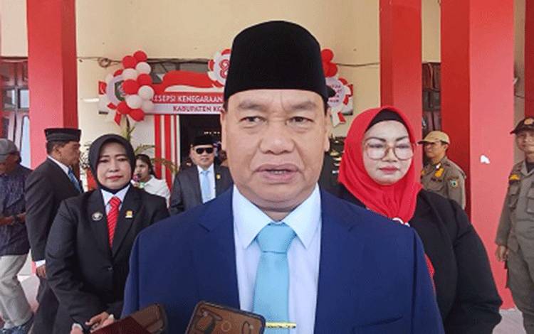 Bupati Kotim Optimistis Kabut Asap Tak Ganggu Upacara HUT ke-81 RI