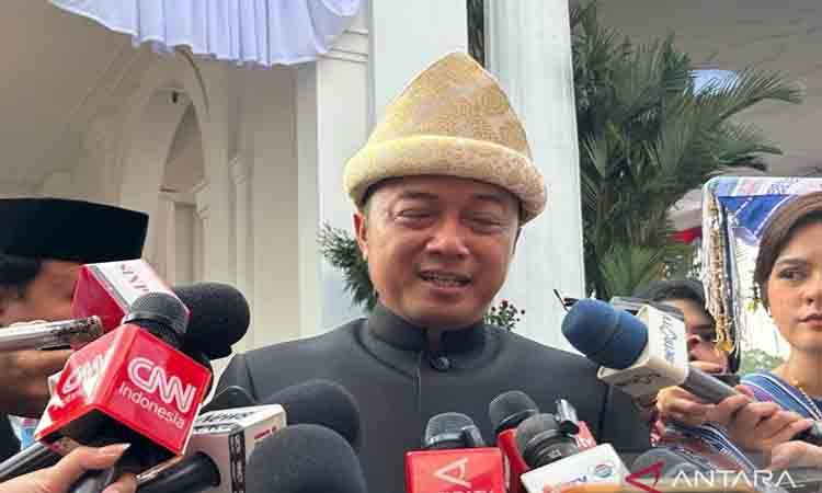 Menteri Sekretaris Negara Prasetyo Hadi memberikan keterangan media di Istana Merdeka, Jakarta, Senin (17/8/2026). ANTARA/Maria Cicilia Galuh