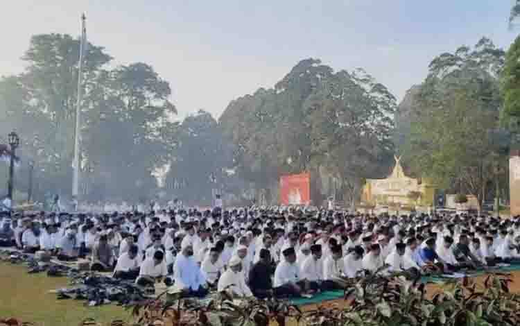 Kobar Gelar Salat Istisqa Berdoa Meminta Hujan