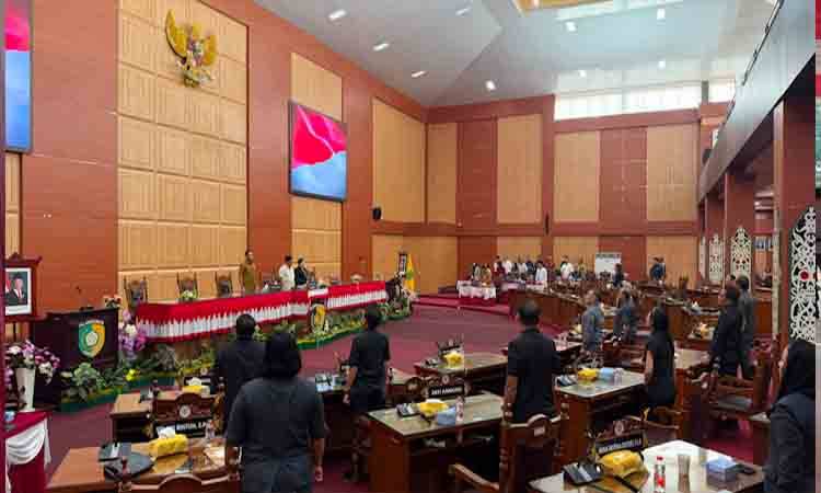DPRD Palangka Raya Buka Masa Persidangan I Tahun Sidang 2026/2027