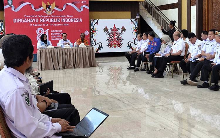 Pemkab Kotim Resmi Tunda Pawai Pembangunan HUT ke-81 RI