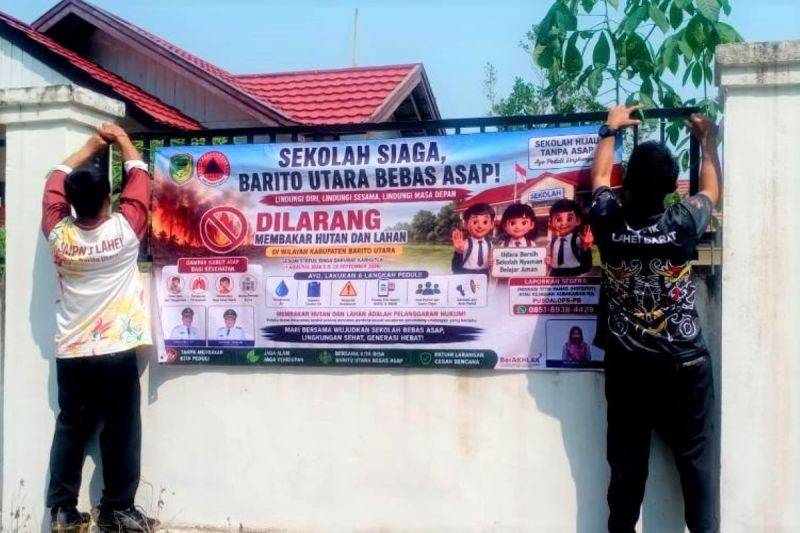 Sekolah Terdampak Kabut Asap di Barito Utara Bisa Terapkan Belajar dari Rumah