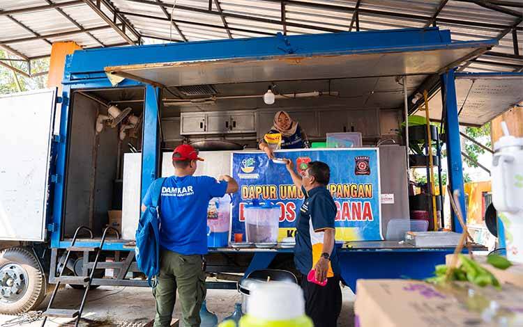 Dapur Umum Karhutla Kobar Siapkan 100 Porsi per Hari, Vitamin dan Suplemen Jadi Kebutuhan Mendesak