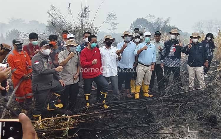 GAPKI Kerahkan Dua Helikopter dan Tiga Ekskavator Tangani Karhutla Kalteng