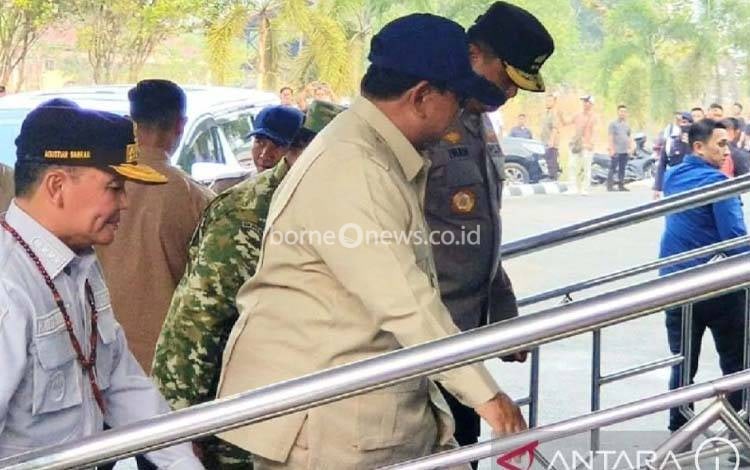 Prabowo Tinjau Karhutla Petuk Ketimpun dan Tumbang Nusa, 1.639 Kejadian Terjadi di Kalteng