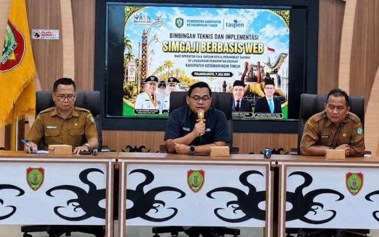 BKAD Kotim Terapkan SIMGAJI Berbasis Web Dorong Percepatan Digitalisasi dalam Pengelolaan Keuangan Daerah