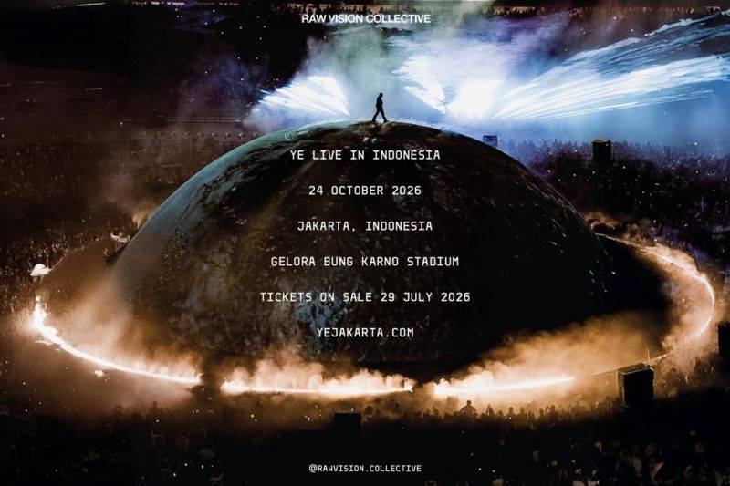 YE Gelar Konser Perdana di Indonesia, Jakarta Jadi Satu-satunya Kota Asia Tenggara