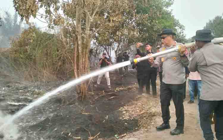 Luas Lahan Terbakar di Kalteng Turun Dibanding Musim El Nino Sebelumnya