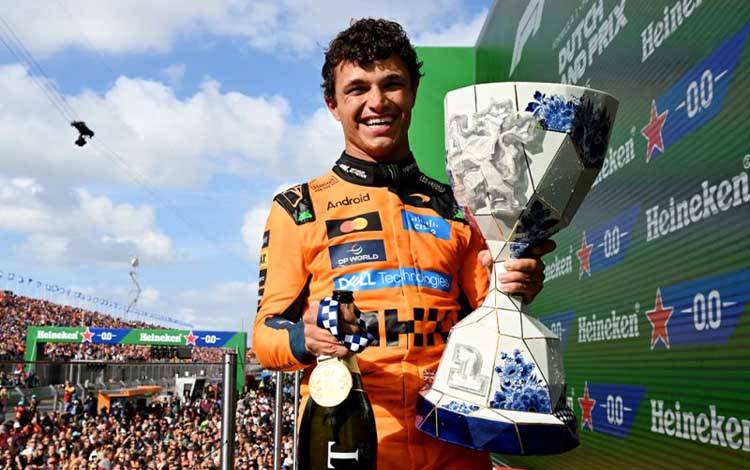 Norris Juara GP Belanda, Verstappen Gagal Finis Usai Kecelakaan di Lap Pertama