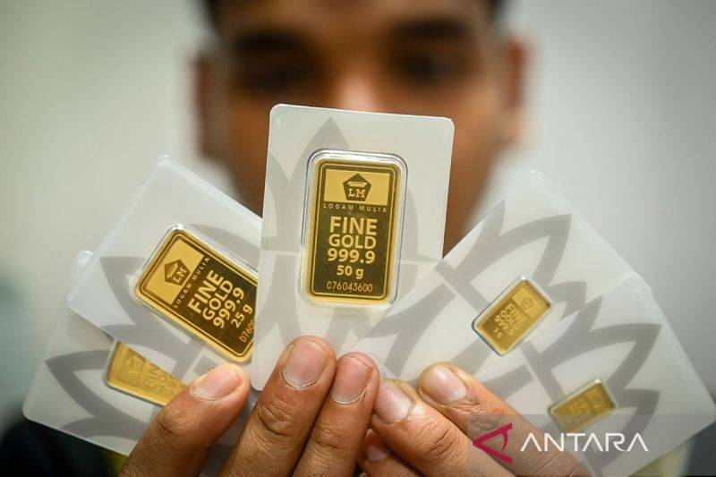 Harga Emas Antam Naik Jadi Rp2,75 Juta per Gram