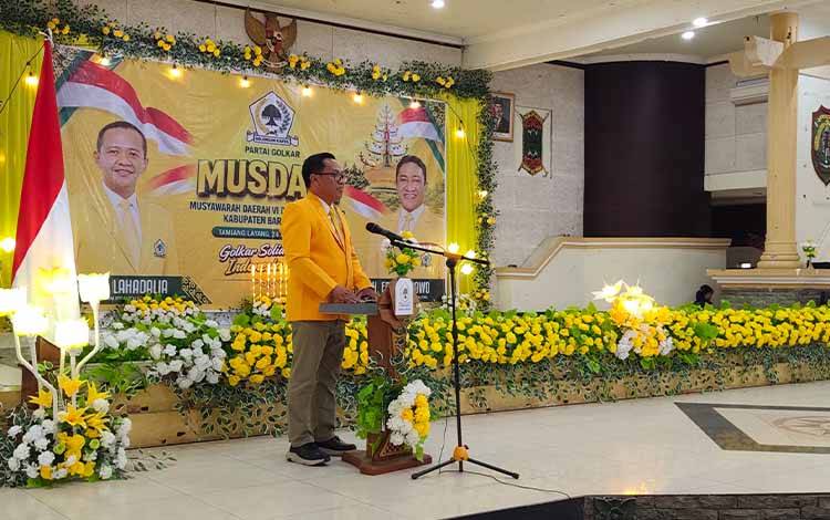 Purdiono Minta Kader Golkar Bartim Aktif Kawal Program Pro Rakyat