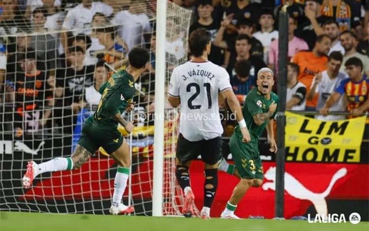 Pablo Garcia Jadi Penentu, Real Betis Menang Tipis 1-0 atas Valencia