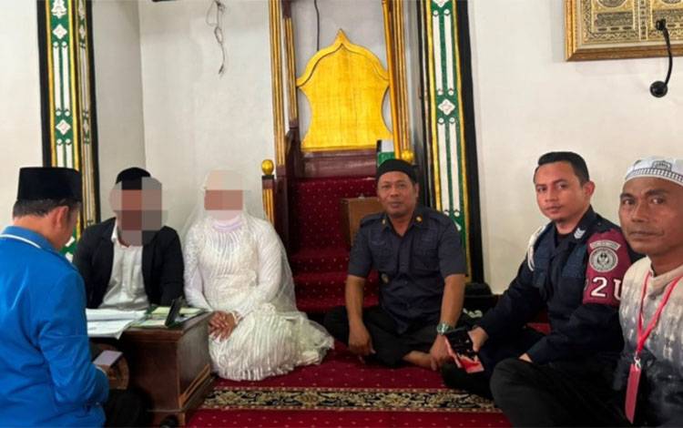 Warga Binaan Melangsungkan Akad Nikah di Lapas Sampit