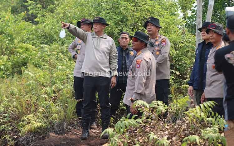 Kapolda Kalteng Perintahkan Tambah Embung Setiap 100 Meter di Tumbang Nusa