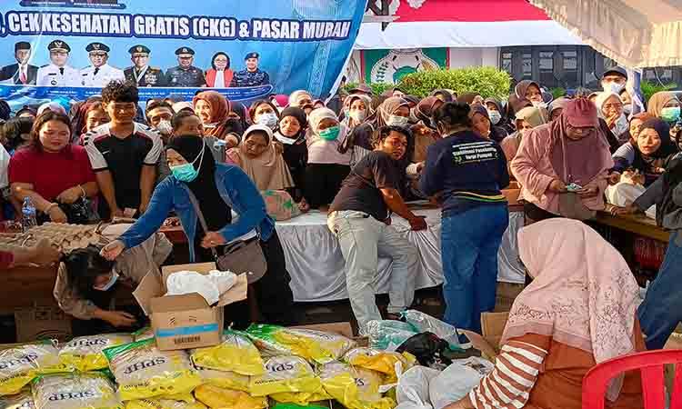 GPM Pemprov Kalteng di Sampit Diserbu Warga dan ASN, Harga Pangan Lebih Murah 30 Persen