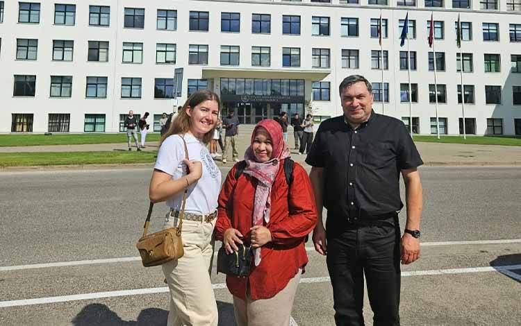 Momentum Prof Rahmawaty menindaklanjuti kerja sama Fakultas Kehutanan USU dengan Faculty of Forest Sciences and Ecology, VMU. (FOTO: Istimewa)