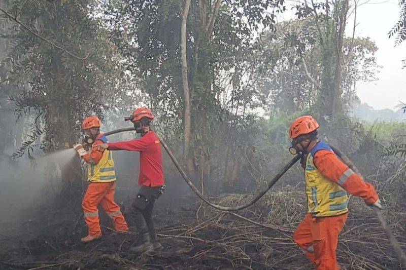 Kementerian PU Perkuat Penanganan Karhutla Kalteng, Kerahkan Tangki Air di Palangka Raya