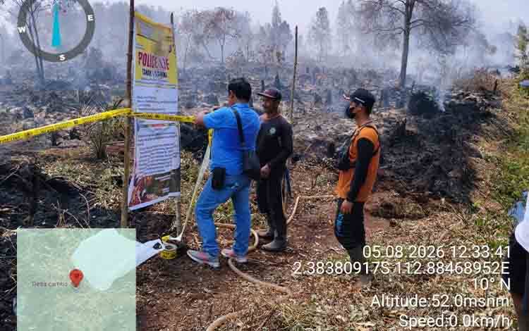Polres Kotim Naikkan Kasus Karhutla di Lahan PT GAP Sitaan Satgas PKH  ke Tahap Penyidikan