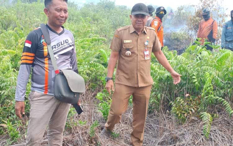 Disdukcapil Kotim Turunkan Relawan Ikut Berjibaku Tangani Karhutla