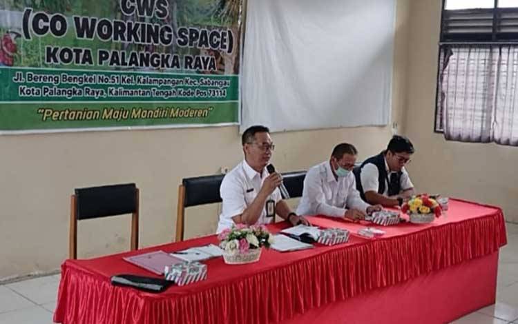 Distanketpang Palangka Raya Gelar Rakor Penyuluhan di Kalampangan