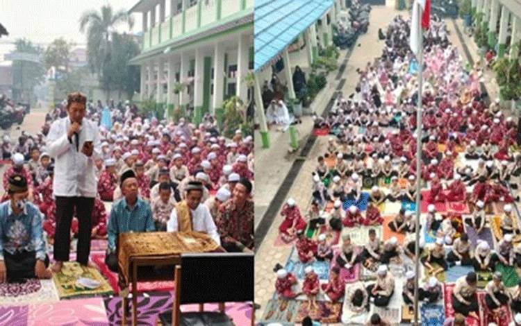 Kemarau Panjang, Siswa MIN 1 Kapuas Belajar Memaknai Shalat Istisqa