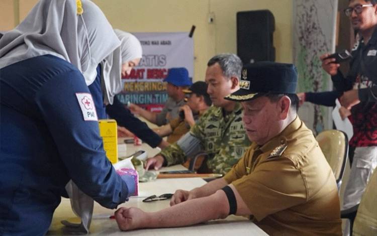 Bupati Kotim Pastikan Kesehatan Petugas dan Relawan Karhutla Tetap Prima