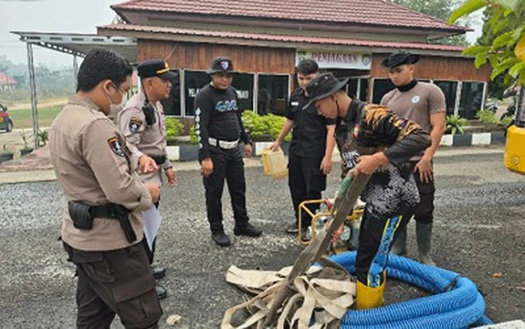 Polres Gunung Mas Siaga Karhutla, Cek Peralatan Hingga Patroli Wilayah