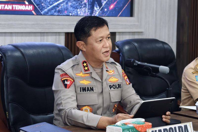 Polda Kalteng Uji Hartindo AF31 dan Drone Thermal untuk Padamkan Bara Gambut