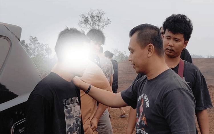 Pembakar Lahan di Telawang Kotim Diupah Rp500 Ribu