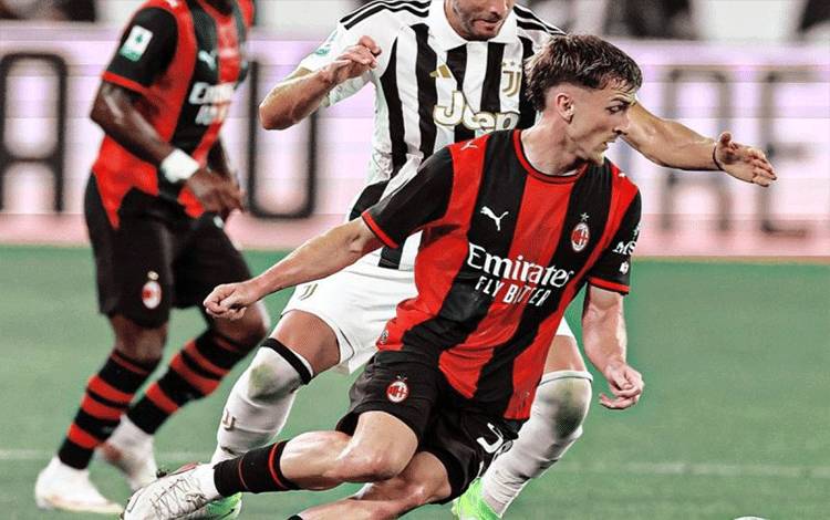 Juventus Paksa AC Milan Bermain Imbang 1-1 di Allianz Stadium
