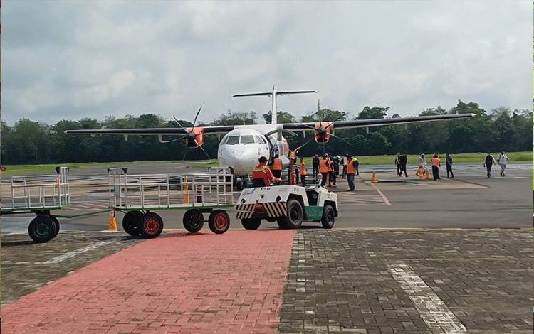 Sudah 2 Hari Dua Penerbangan di Bandara H Asan Sampit Batal Terdampak Erupsi Anak Krakatau