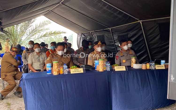 Gubernur Agustiar Ikuti Rakor Karhutla, Pemerintah dan Perusahaan Diminta Perkuat Penanganan