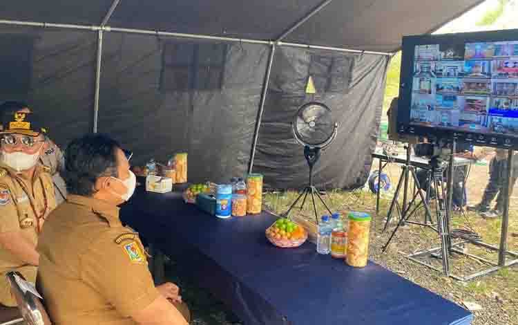 Rapat Koordinasi Pemerintah dan Perusahaan Pemegang Hak Guna Usaha dalam rangka penanggulangan dan penanganan puncak karhutla tahun 2026. (FOTO:BIRO ADPIM SETDA KALTENG)