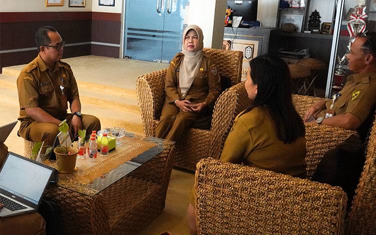 BKD Kalteng Terima Kunjungan BKPSDM Gunung Mas
